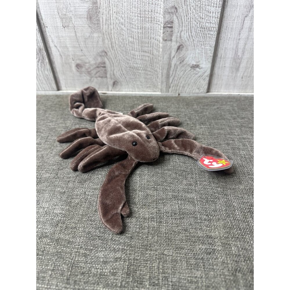 Ty Beanie Babies Retired Stinger Scorpion Plush Toy 1998
